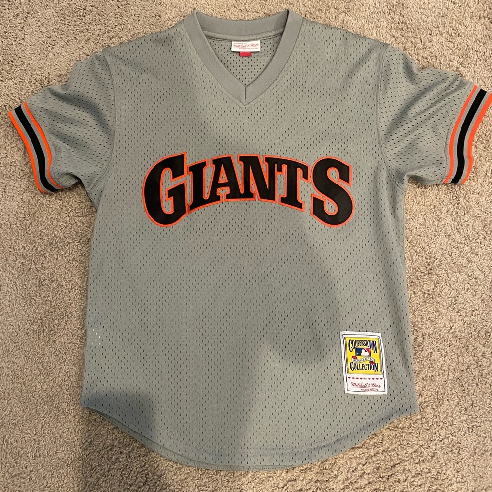 Mitchell & Ness Will Clark San Francisco Giants 1989 Authentic Jersey - Gray